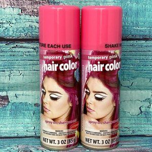 Pack of 2 Goodmark Temporary Hair Color Pink Spray